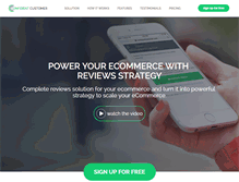 Tablet Screenshot of confidentcustomer.com